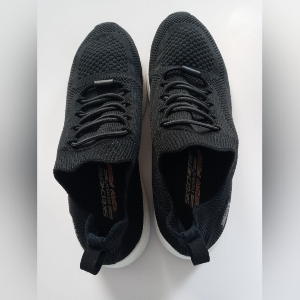 Women's Skechers Bobs Sparrow 2.0 Allegiance Crew Sneaker, Size 8.5, Black/White